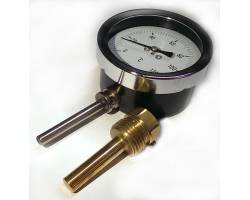 Термометр ARTHERMO радиальный (Ø68 мм, гильза 50 мм, 0-120°С)