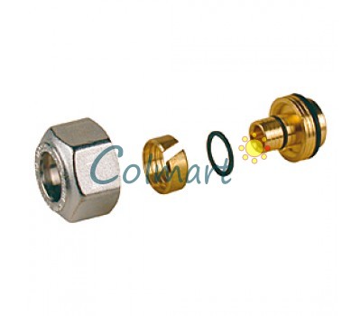 Переходник для металлопластиковых и пластиковых труб евроконус Giacomini R179MX022 18x(14x2)