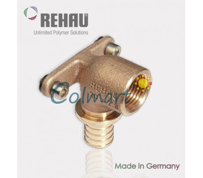 Угольник REHAU RAUTITAN RX 16 - R 1/2 ВР настенный короткий из латуни Угольник REHAU RAUTITAN RX 16 - R 1/2 ВР настенный короткий из латуни