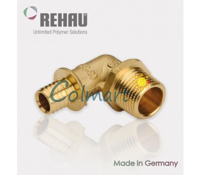 Угольник REHAU RAUTITAN RX 20 - R 3/4 с наружной резьбой латунный
