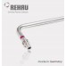 Трубка Г-образная REHAU RAUTITAN 16/1000 (нерж.) для подключения радиатора