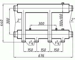 Коллектор Termojet К22Н.150(300)