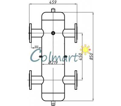 Гидрострелка Termojet ГС-30 Ду65 (84040030)