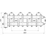 Коллектор с гидрострелкой Termojet КГС82ВН.125(200) в изоляции