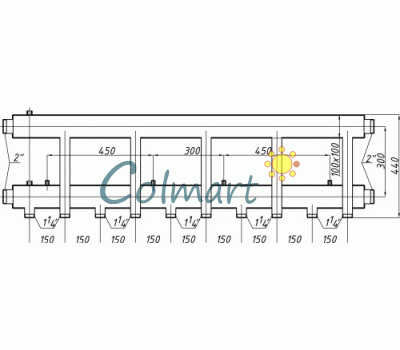 Коллектор Termojet К52Н.150(300)