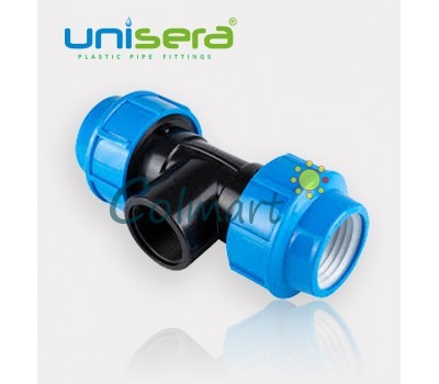 Тройник 63x1 1/4” с внутренней резьбой Unisera
