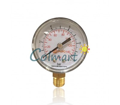 Манометр FADO вертикальный Д50 1/4" 10 бар