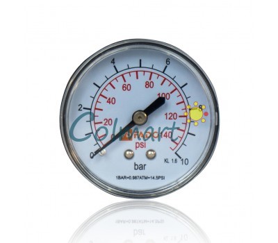 Манометр FADO фронтальный Д50 1/4" 10 бар Манометр FADO фронтальный Д50 1/4" 10 бар