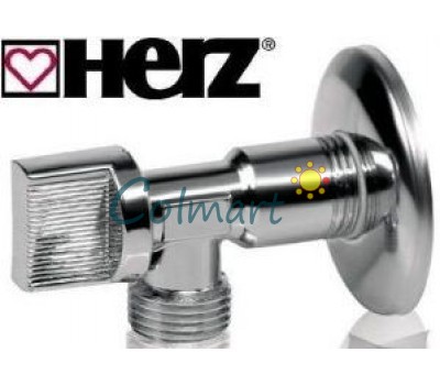 Кран шаровой угловой для воды HERZ 1/2"-1/2" (1255101)