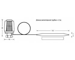 Термоголовка HERZ-KLASSIK 20-50°C с накладным датчиком, M28×1,5 (1742006)