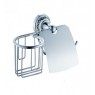 Настенный держатель для освежителя воздуха и туалетной бумаги HI-NON ВР0119 (серебро)