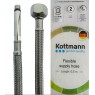 Шланг в нержавеющей оплетке к смесителю Kottmann M10*1/2" 30 см (длинный штуцер)