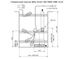 Насос дренажный Wilo-Drain TM 32/8-10m